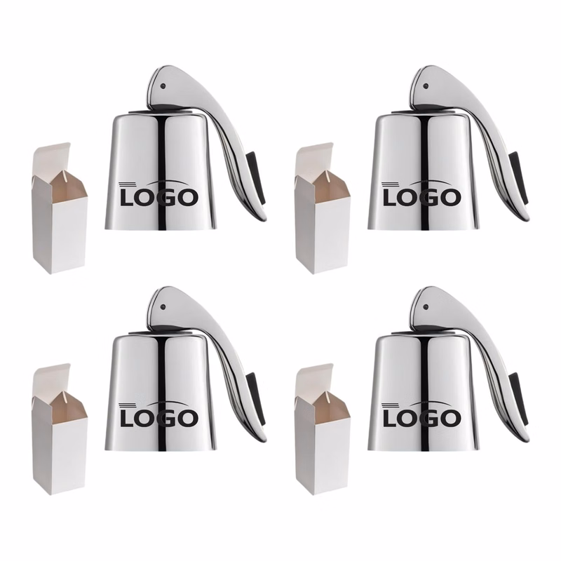 Metallic Premium Custom Logo Bottle Plug