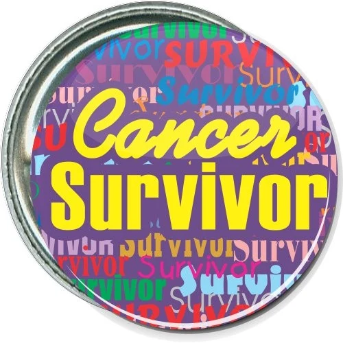 Cancer Survivor, Awareness Button 1