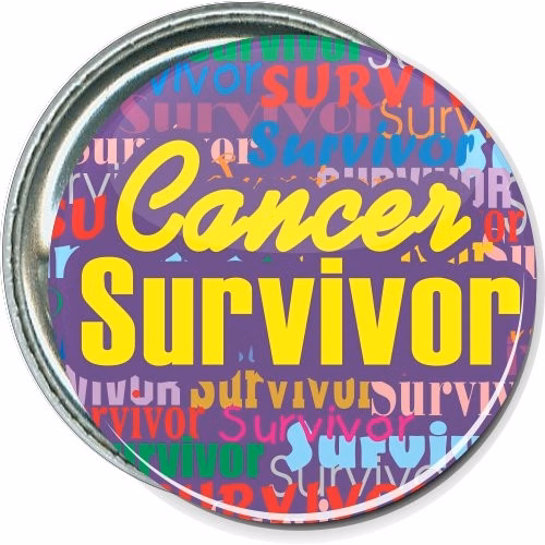 Cancer Survivor, Awareness Button