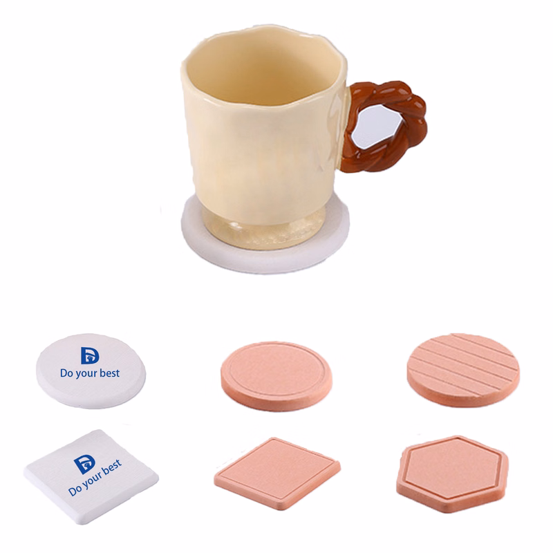 Customizable Shape Diatomaceous Coasters