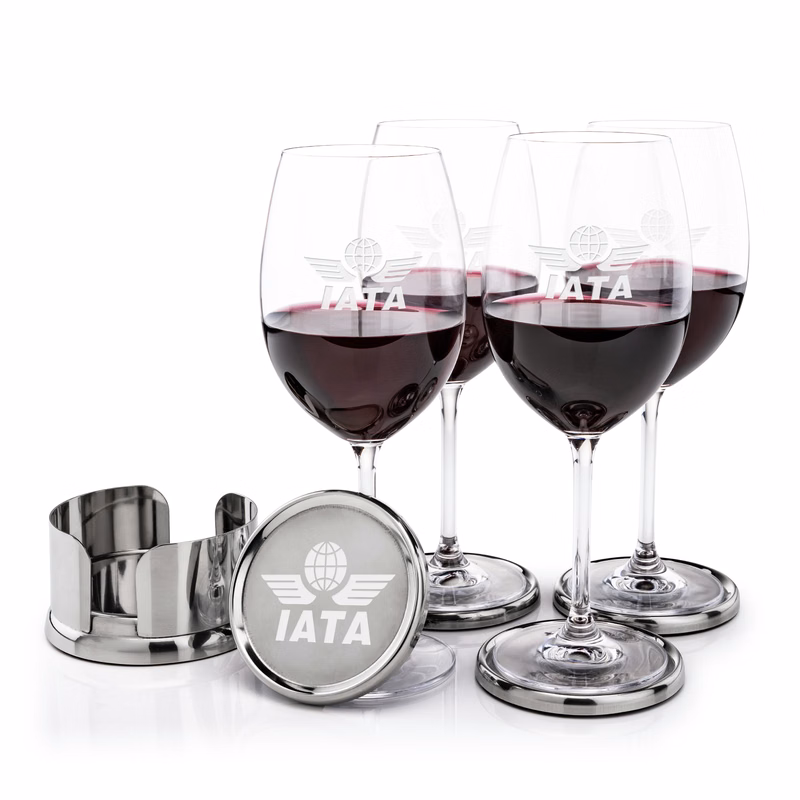 Baldoni Coasters & Blyth Wine Set