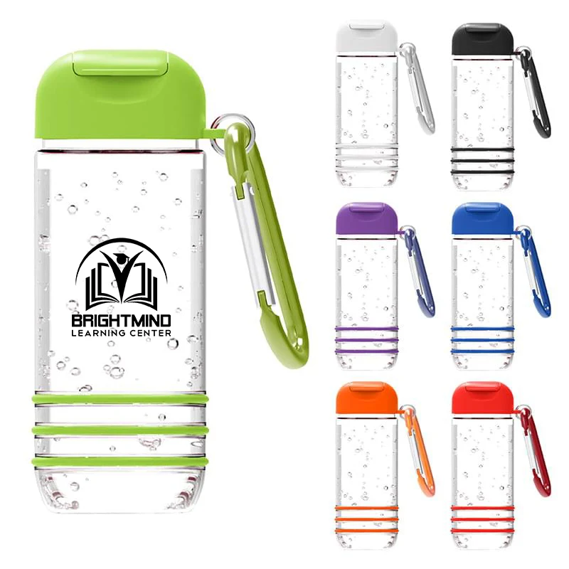 Color Burst 1 Oz. Hand Sanitizer With Carabiner 1