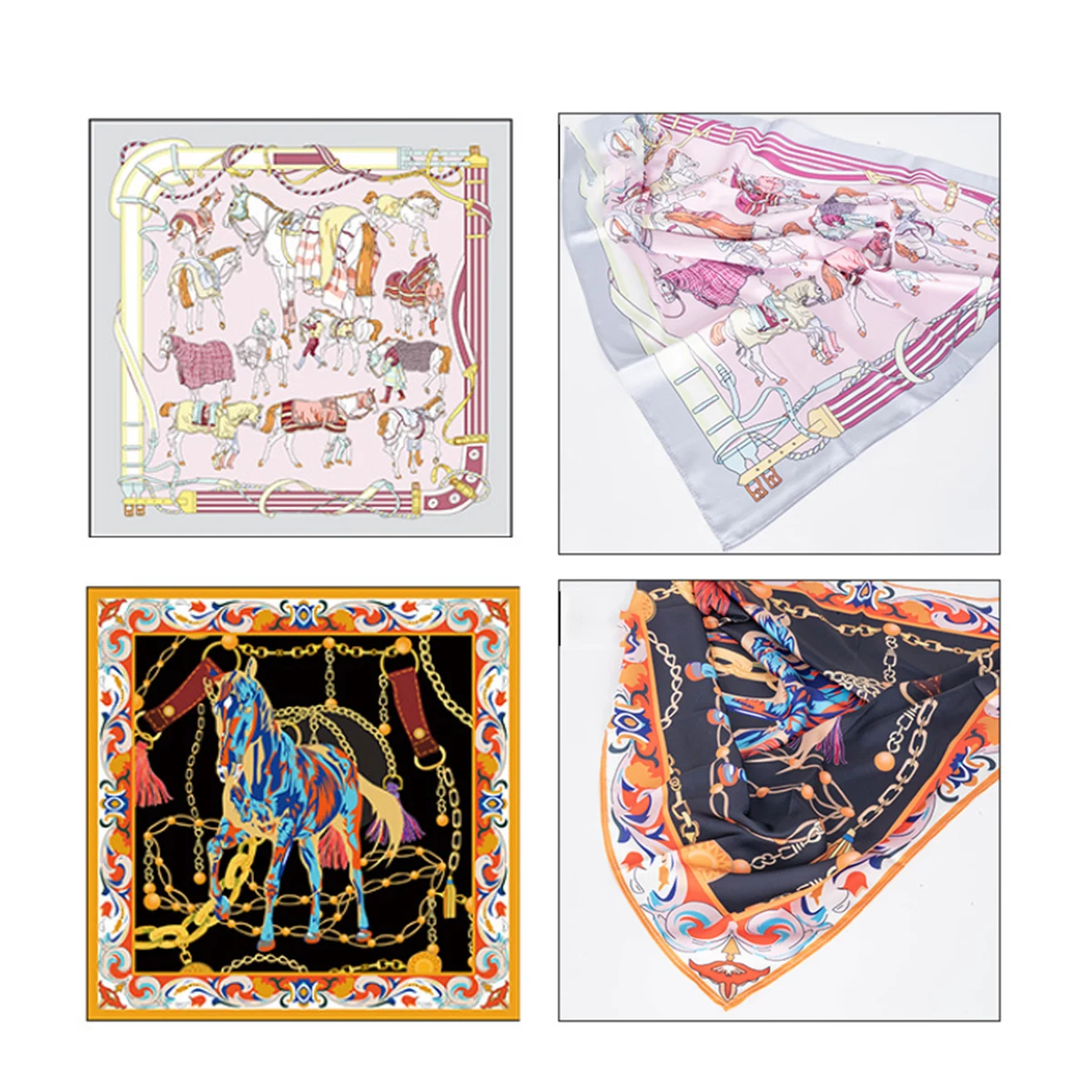 Custom Print Comfort Silk Scarf 1