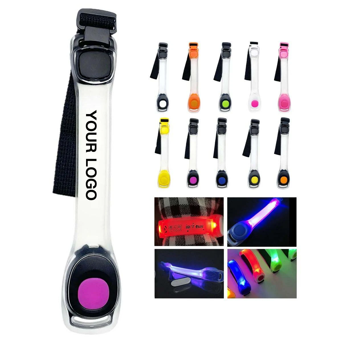 Durable LED Wristband for Outdoor Sports and Commuting 1