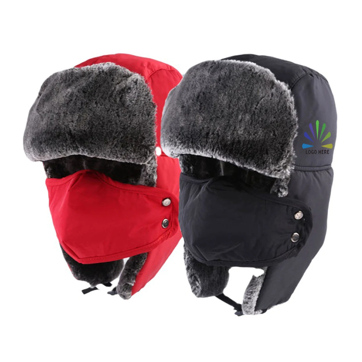 Thick Winter Hat with Mask 1