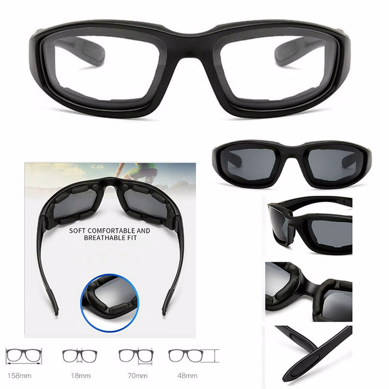 Padded Motorcycle Sunglasses