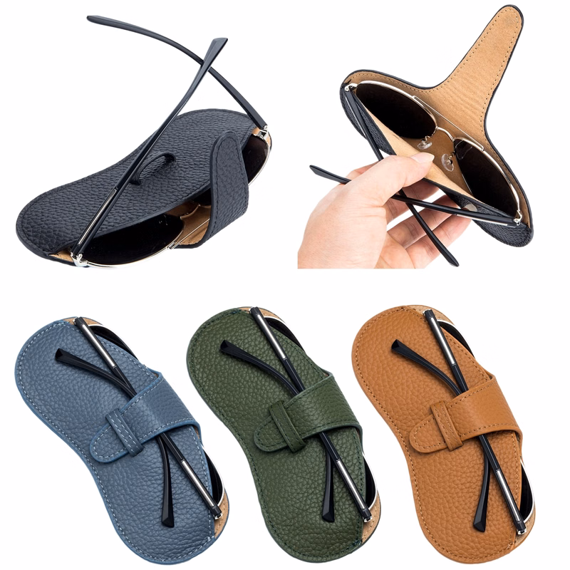 Fashion Leather Sunglasses Case