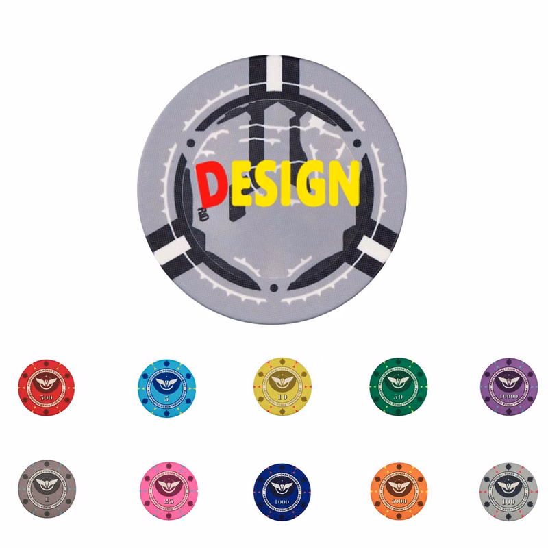 Full Color Ceramic Poker Chip