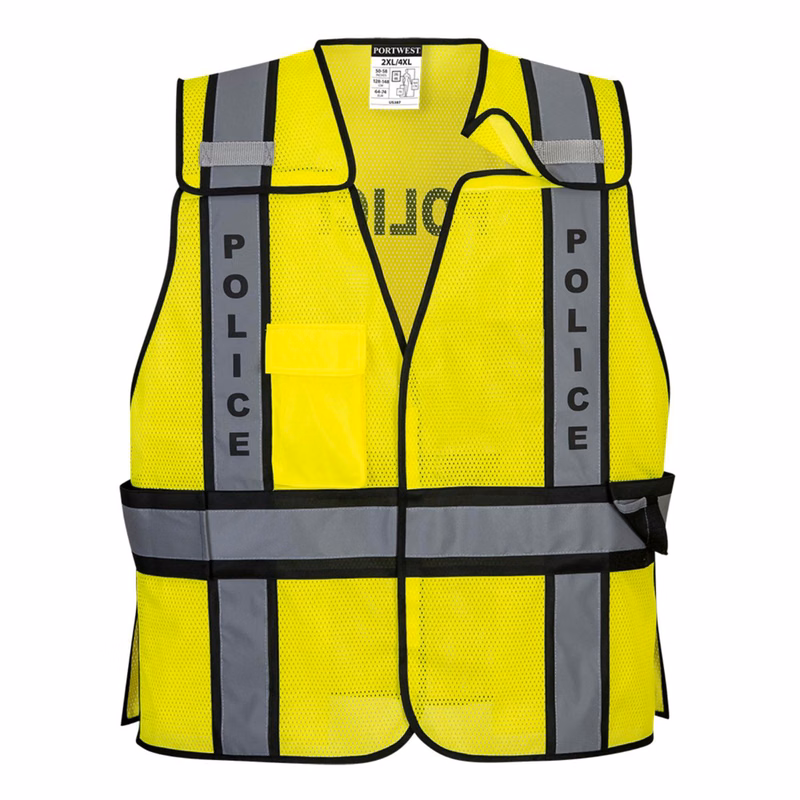 PORTWEST® Class 2 Hi-Vis Public Safety Vest w/ 5-Point Breakaway