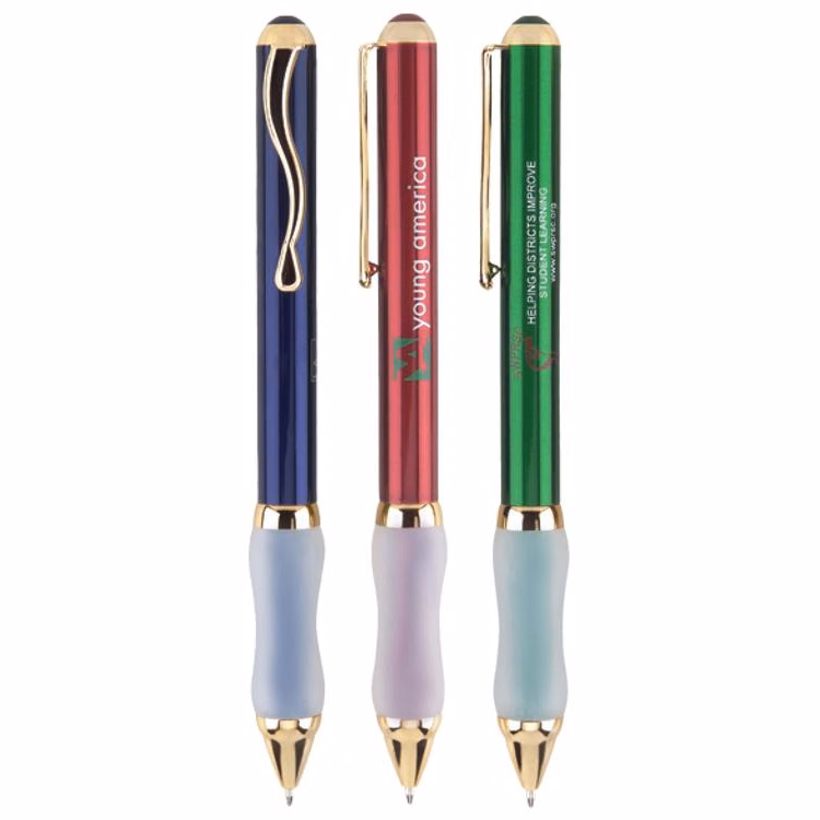 August Twist Brass Ballpoint Pen