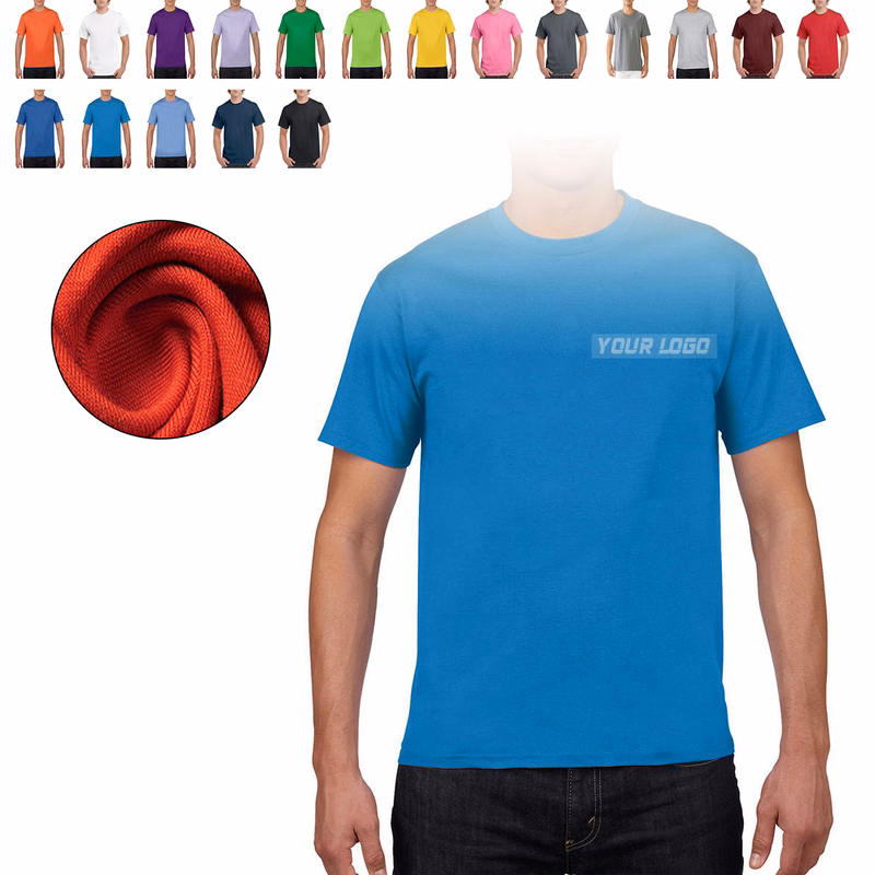 Unisex Cotton Round Neck Short Sleeve T-Shirt