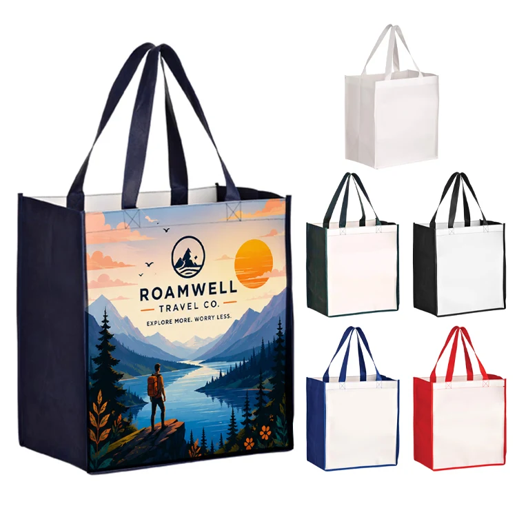 Avalon Full Color Laminated Shopper Tote 1