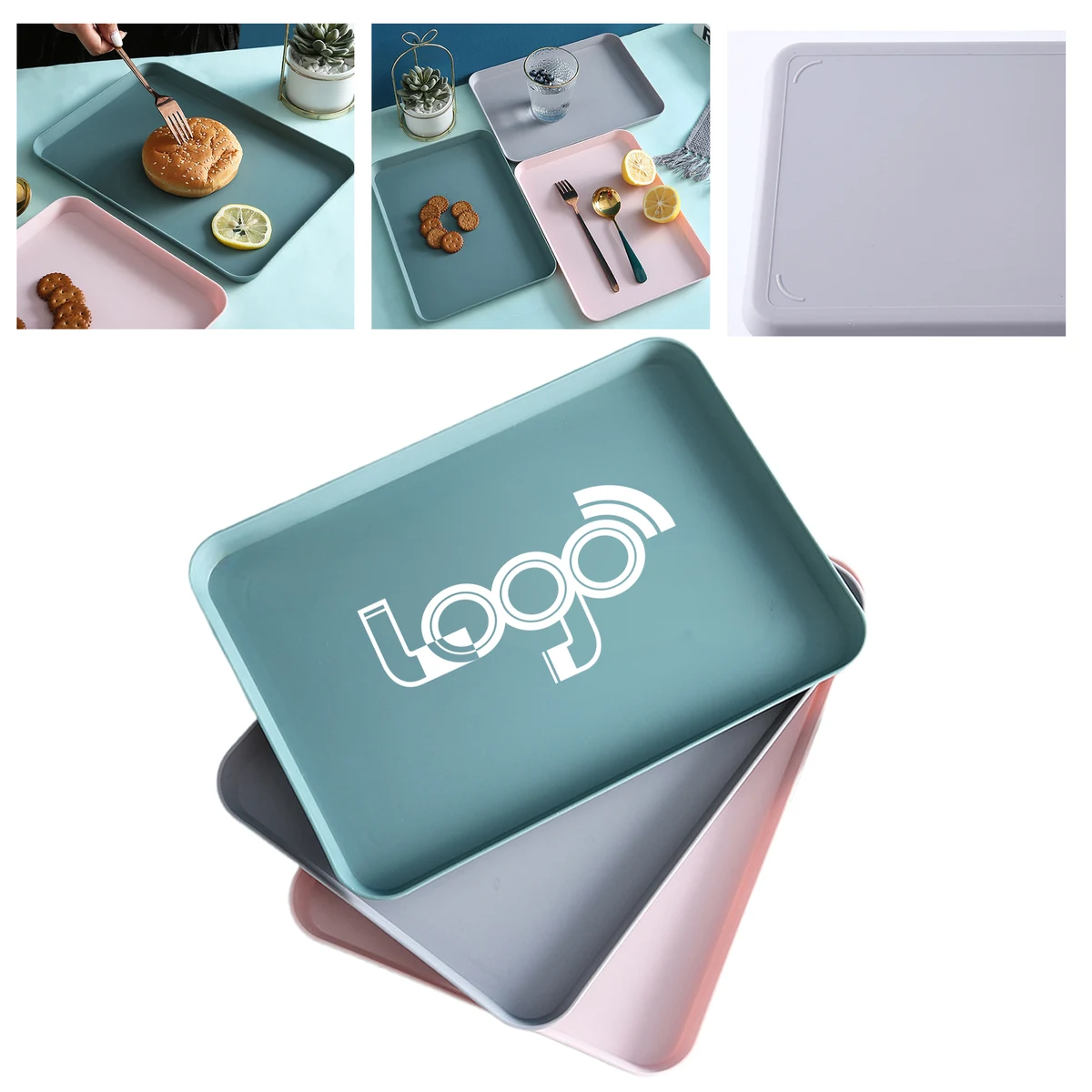 Multipurpose Rectangular Food Tray 1