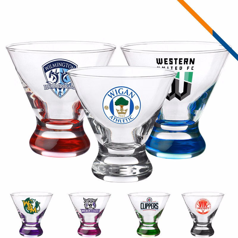 Libbey Latery Stemless Martini Glasses - 8.25 OZ.