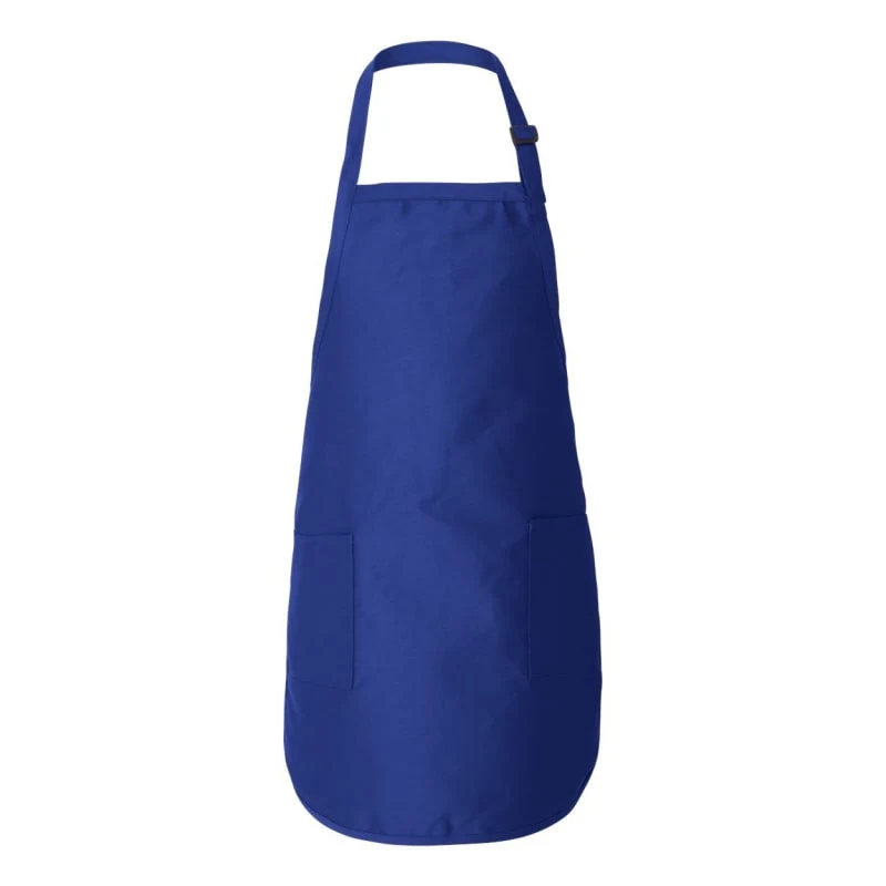 Q-Tees Full-Length Apron With Pockets - Q4350 1