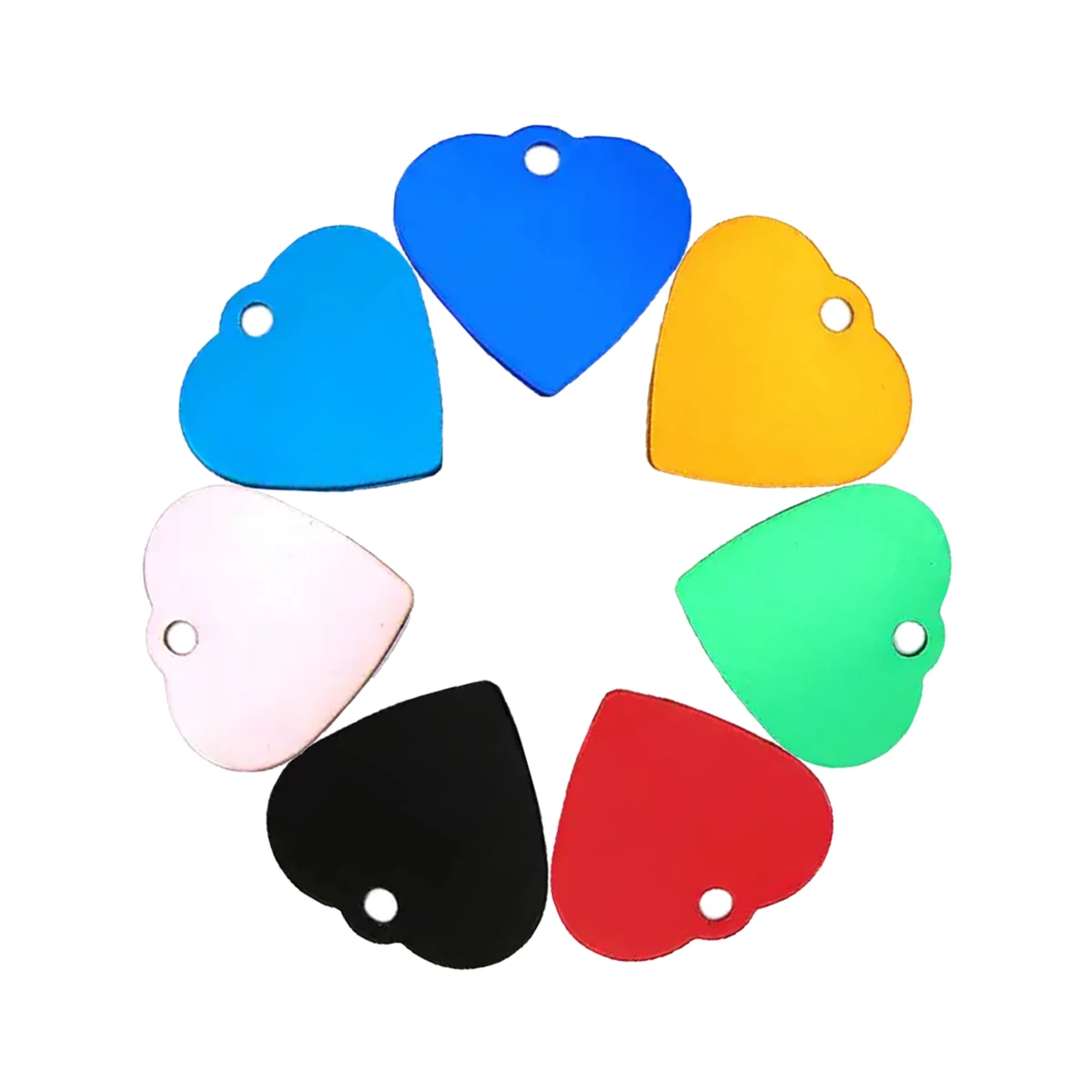 Heart Shape Aluminum Pet Tag 1