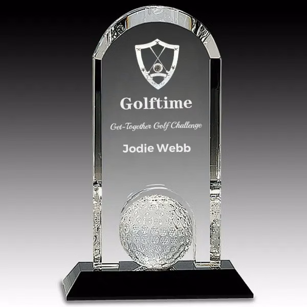 Crystal Golf Ball Dome Award