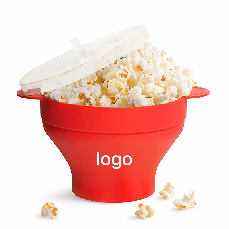 Collapsible Microwaveable Silicone Popcorn Popper