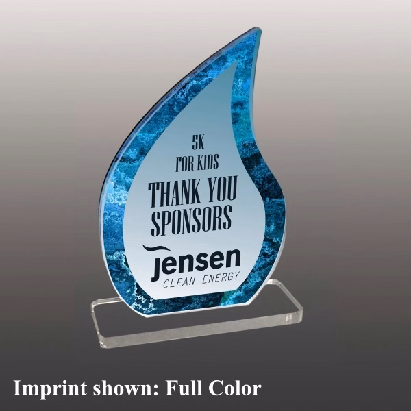 Acrylic Flame Award - Full Color