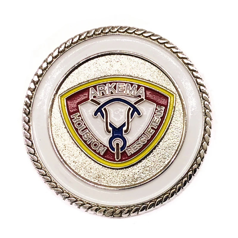 2.25" Zinc 4 Colors 1 Side Challenge Coins 1