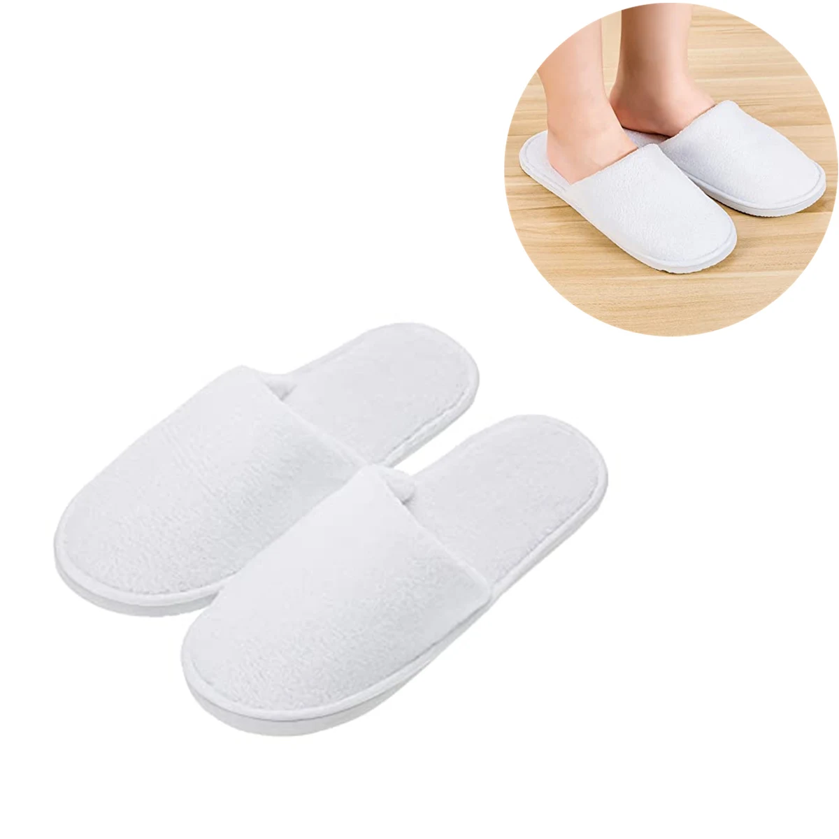 Disposable House Slippers for Guests 1