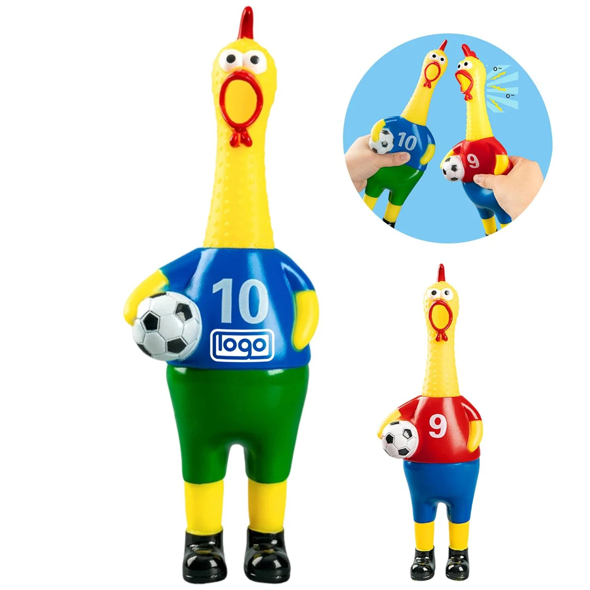 Stress Reliever World Cup Screaming Chicken 1