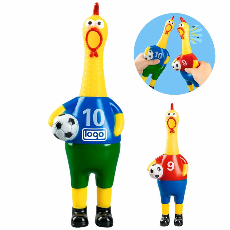 Stress Reliever World Cup Screaming Chicken
