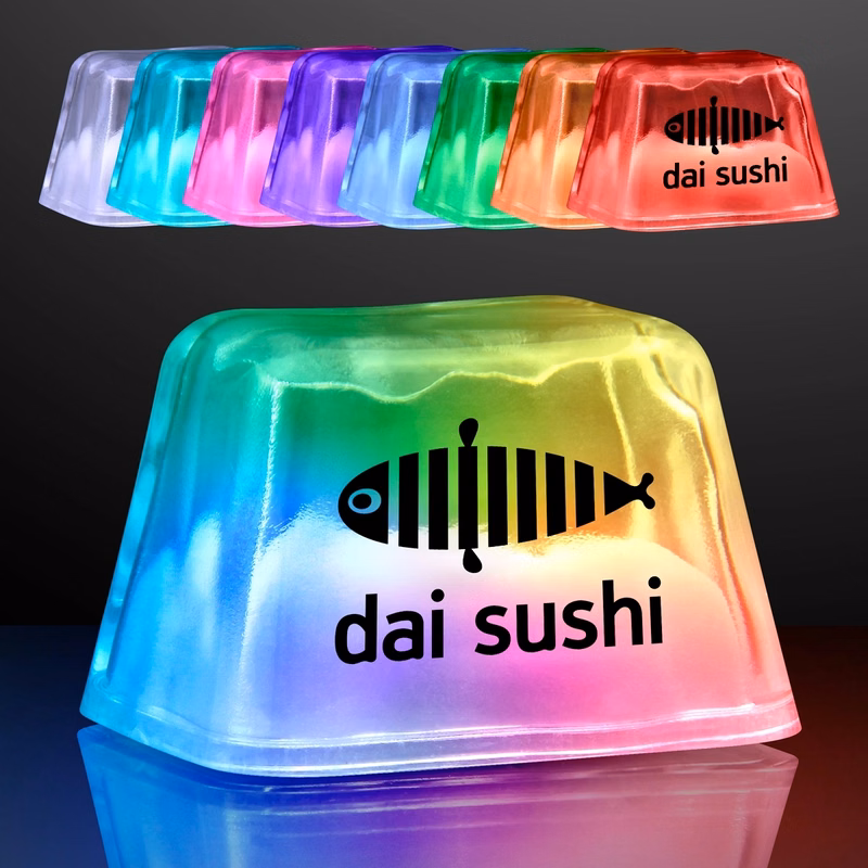 Inspiration lighted ice cubes