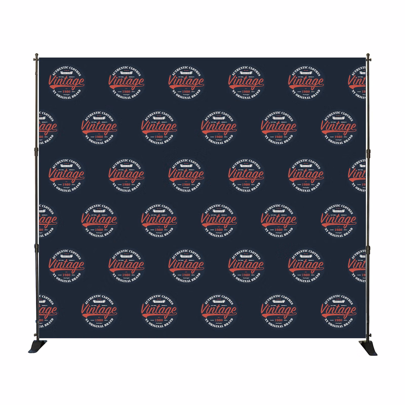 8' X 10' Backdrop Step And Repeat Banner Stand