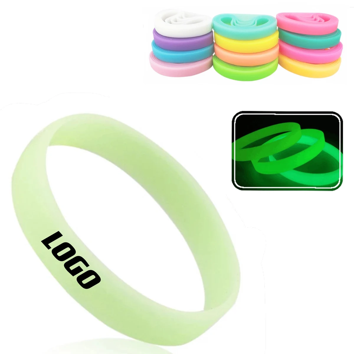 Luminous Silicone Wristband For Adults 1