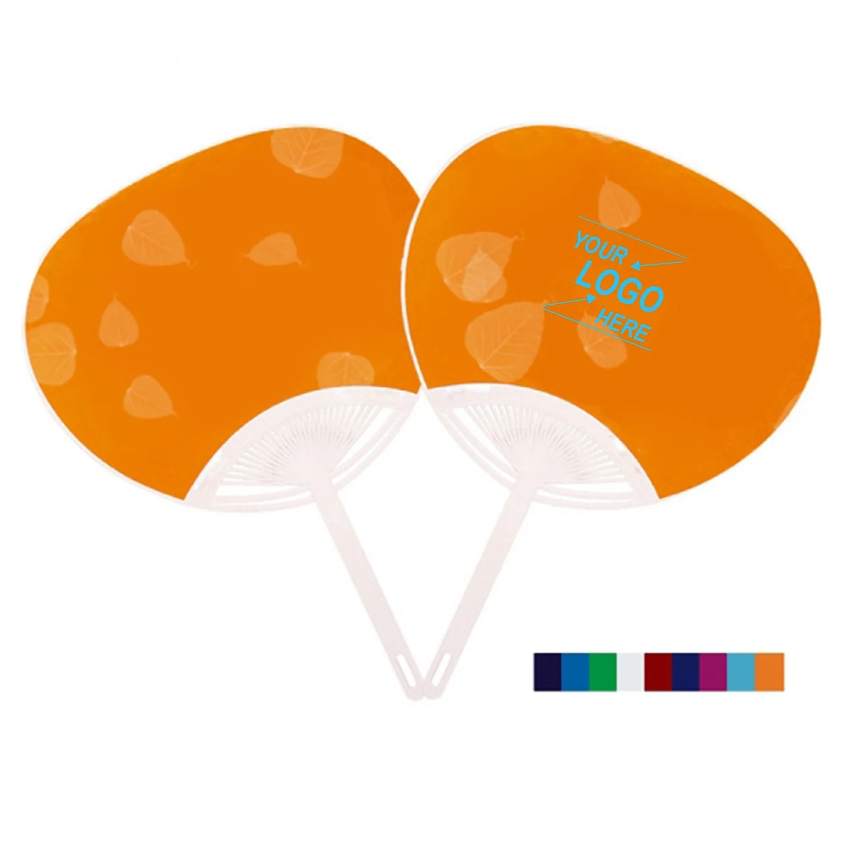 Black Plastic Hand Fan 1