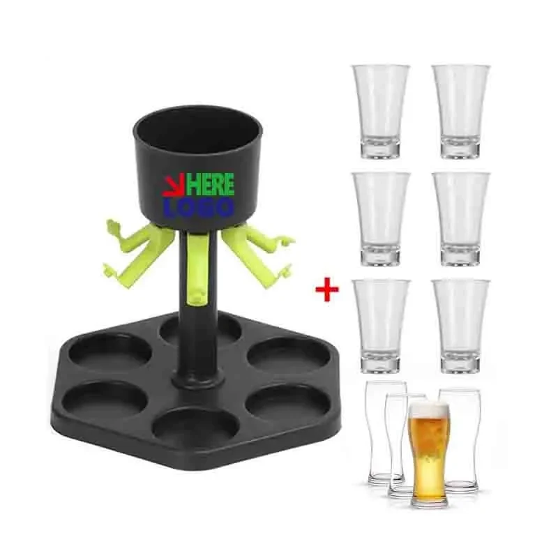 MOQ10 Beer Dispenser with 6 Shot Cups 1