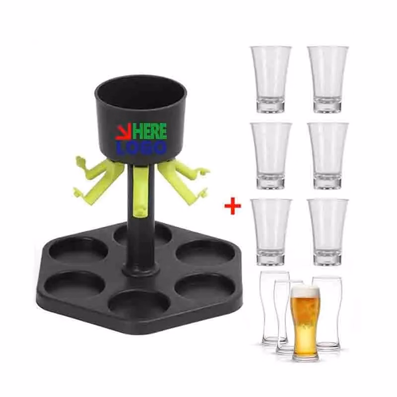 MOQ10 Beer Dispenser with 6 Shot Cups