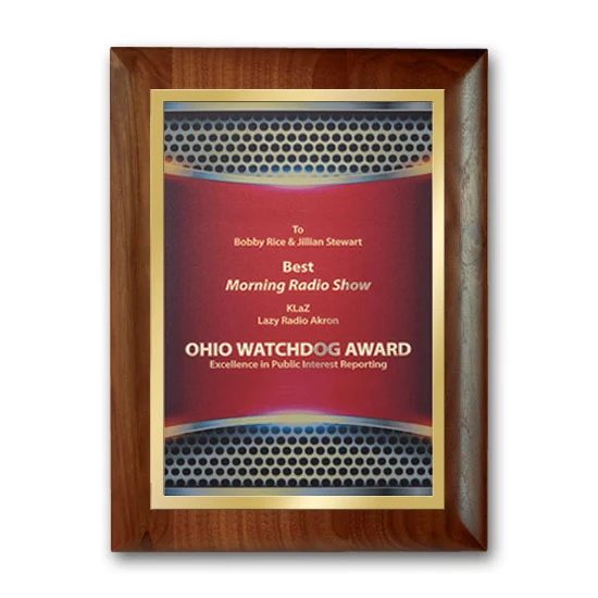 SpectraPrint™ Plaque - Rolled Edge Gold 1