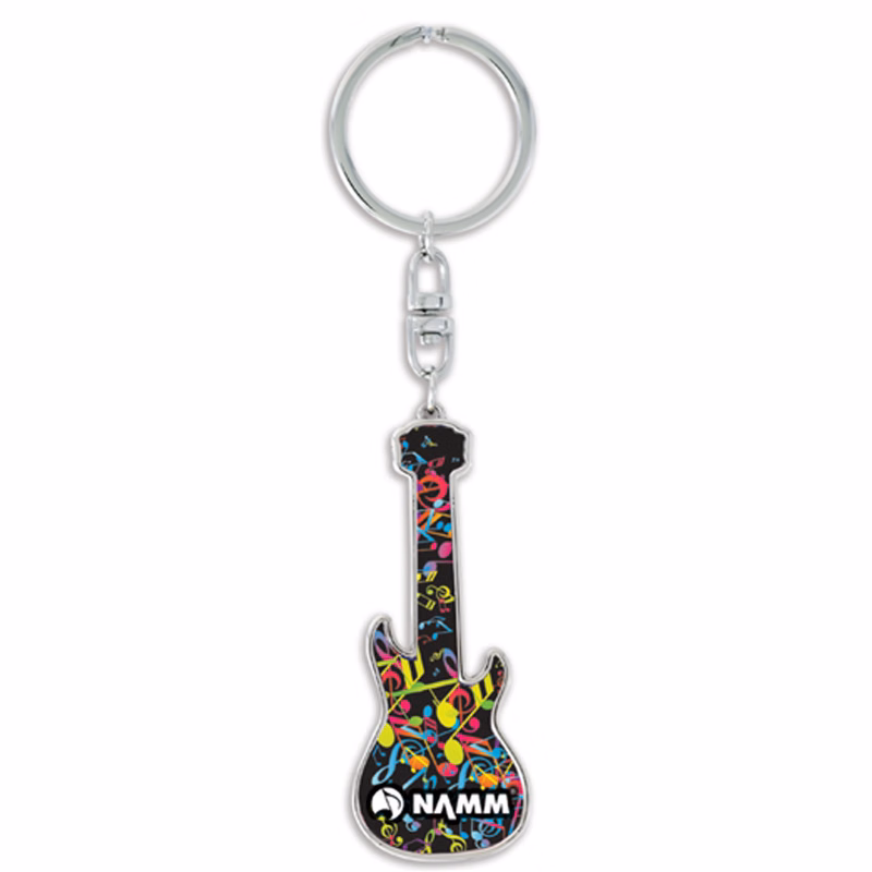 Guitar, Bottle, Surfboard Key Tag