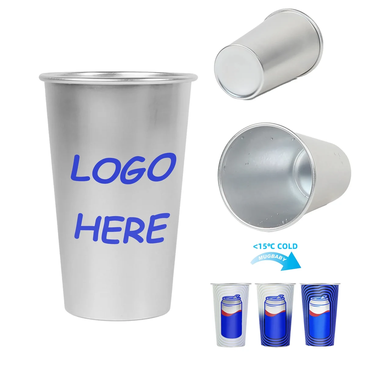 15 Oz TemperatureChange Aluminum Cup Stadium 1