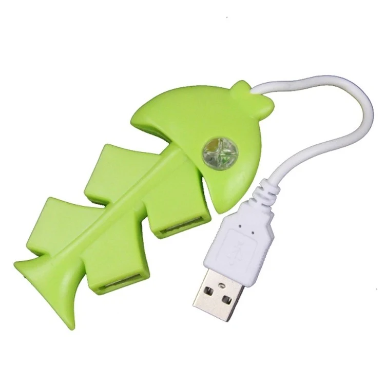 Fish Style USB 2.0 High Speed 4-Port HUB Sharing Switch 1