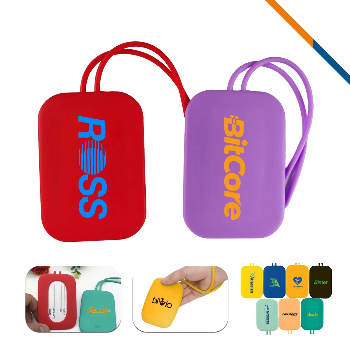 Gripsoft Silicone Luggage Tag 1