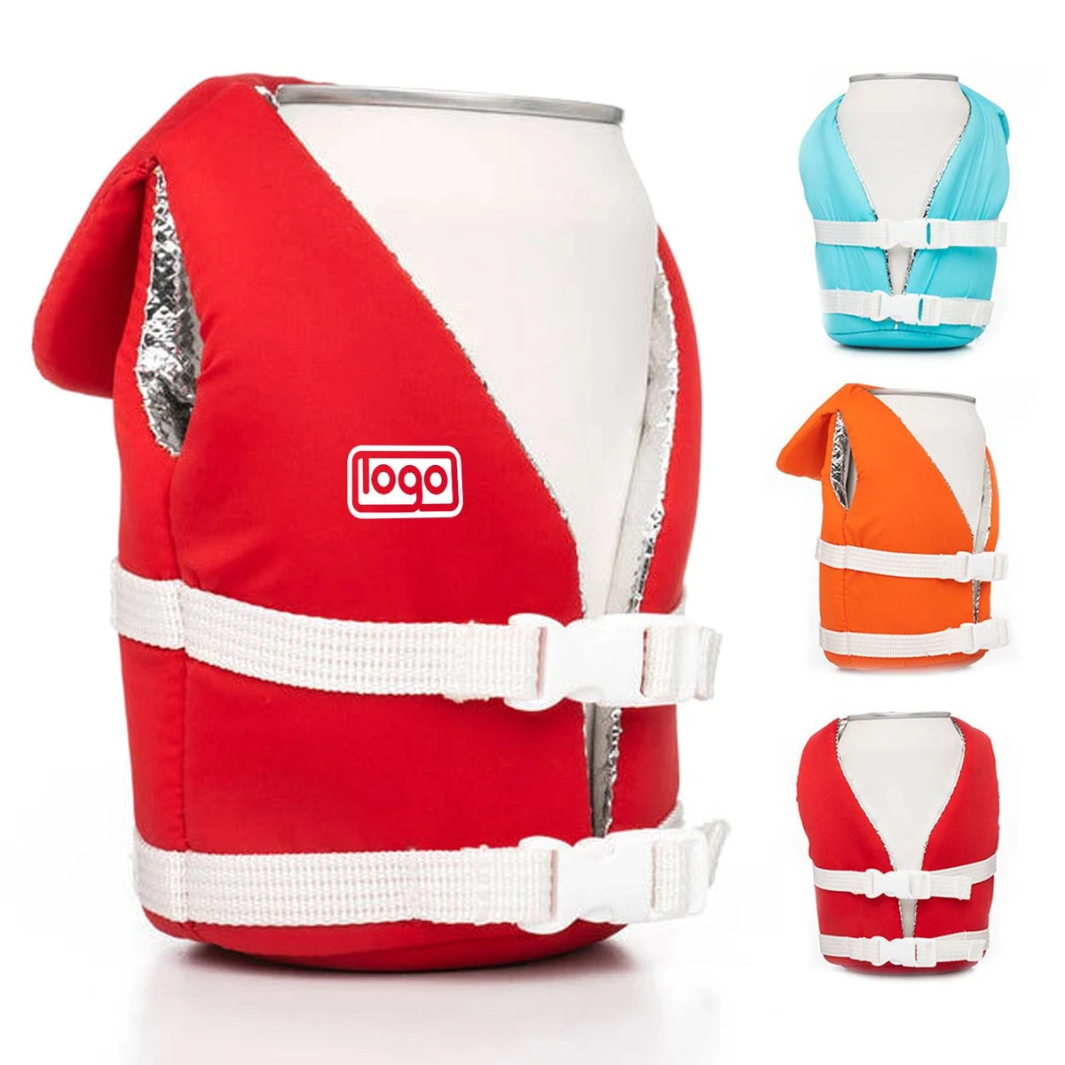 Life Vest Beverage Can Insulated Cooler Sleeve 1