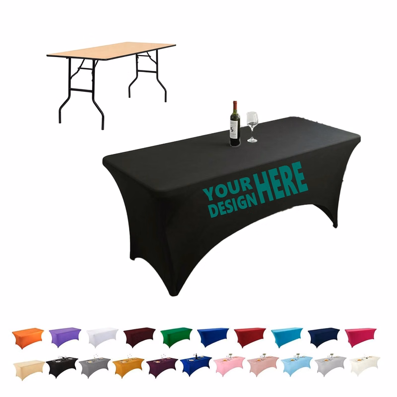 6FT Thickened Elastic Table Cover Tablecloth