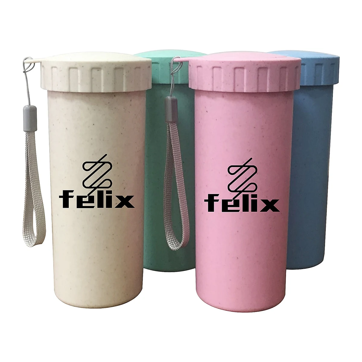 13 Oz. Eco-friendly Wheat Straw Reusable Drinking Cup 1