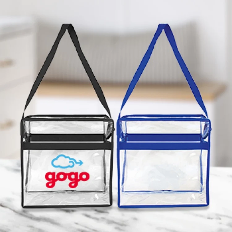 Clear Messenger Stadium Tote 1