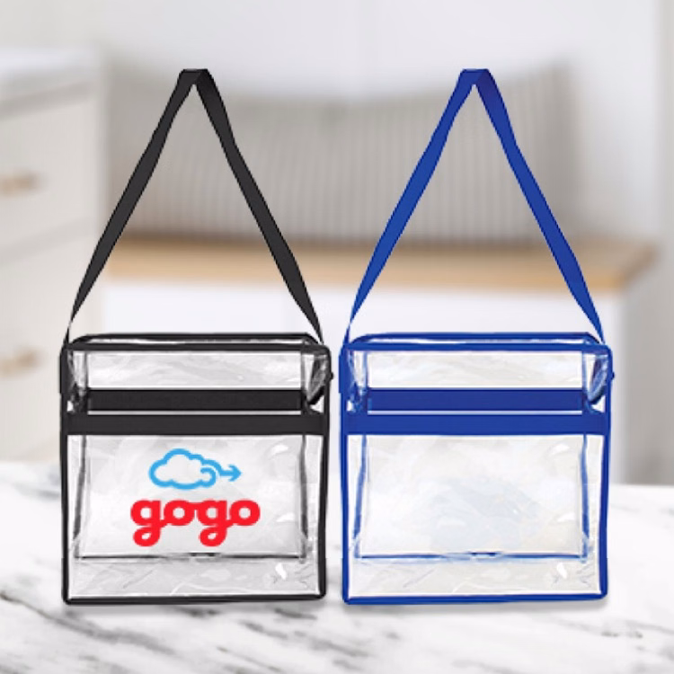 Clear Messenger Stadium Tote