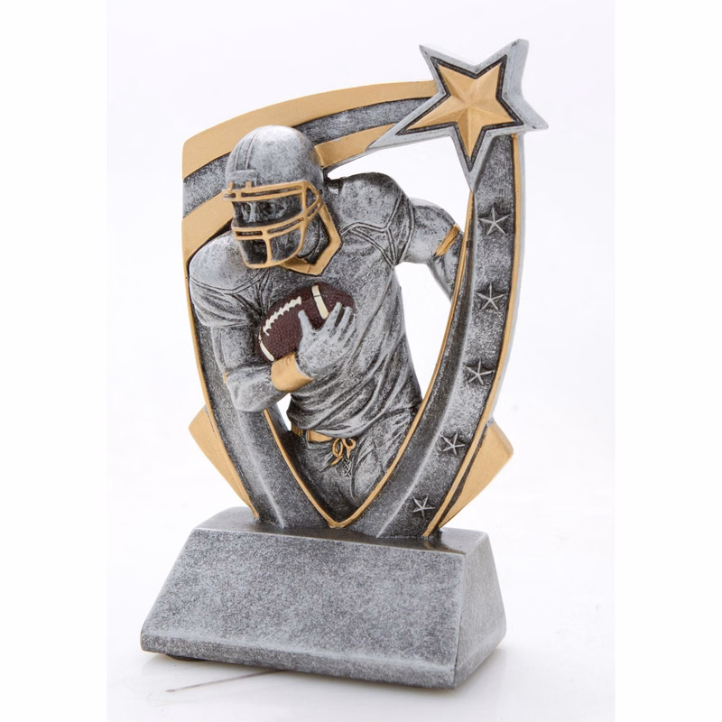 Football 3-D Star Resin Award