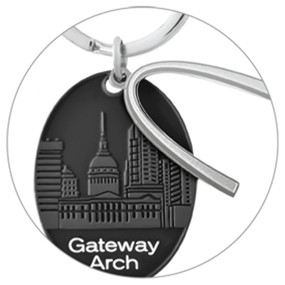 Soft Touch Key Tag With Up To 1" Charm - Soft Touch Key Tags With Charm 1