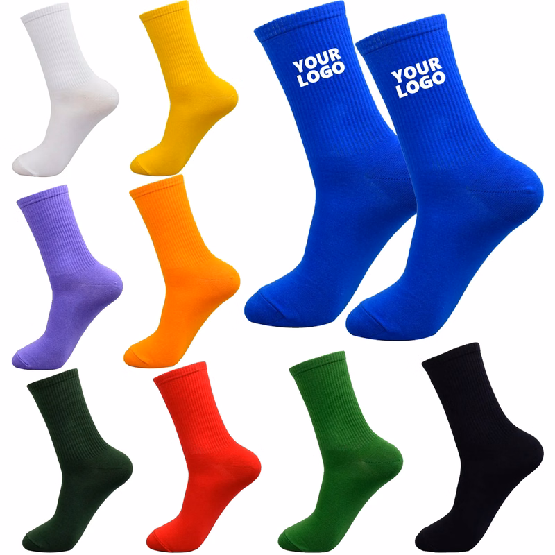 Jacquard Weave Unisex Cotton Socks