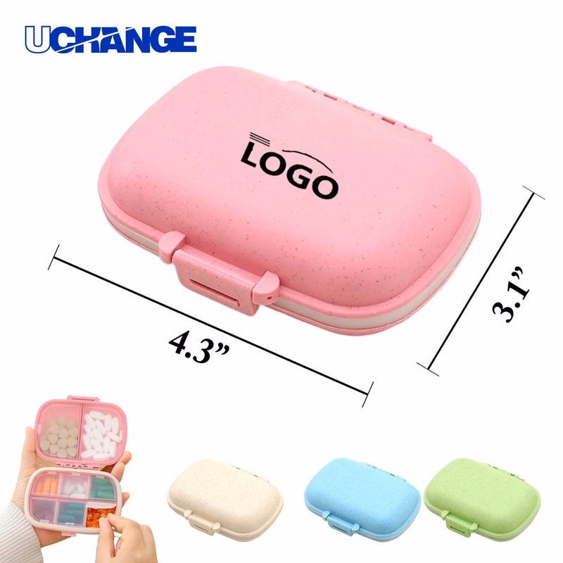 Weekly Pill Organizer with 8 Compartments