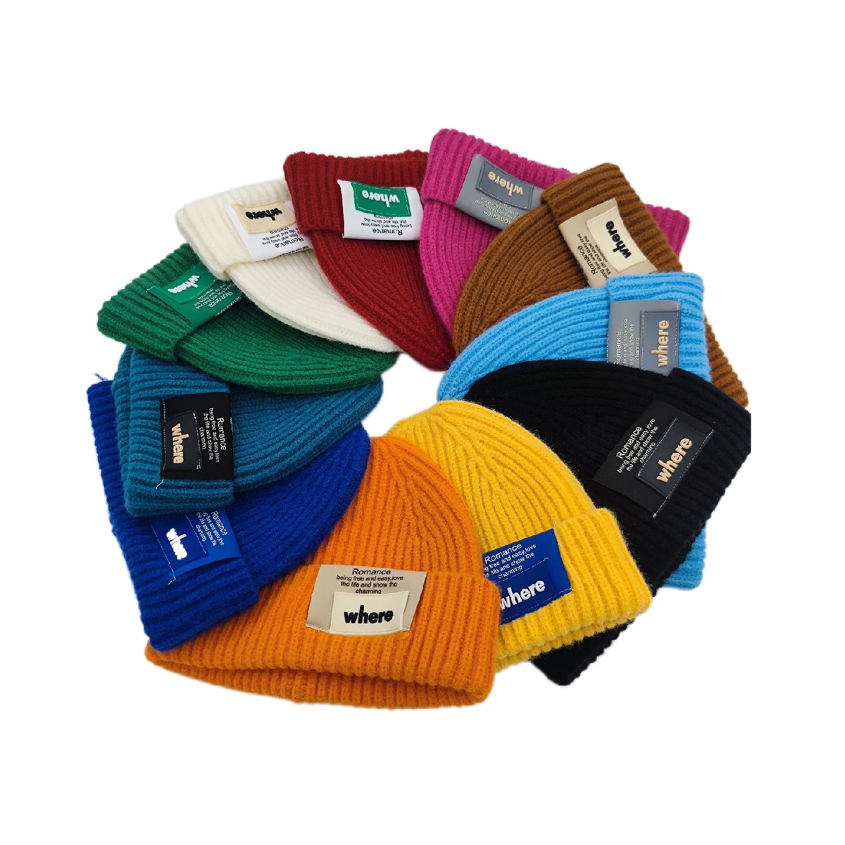 Warm Lined Beanie Knit Cap 1