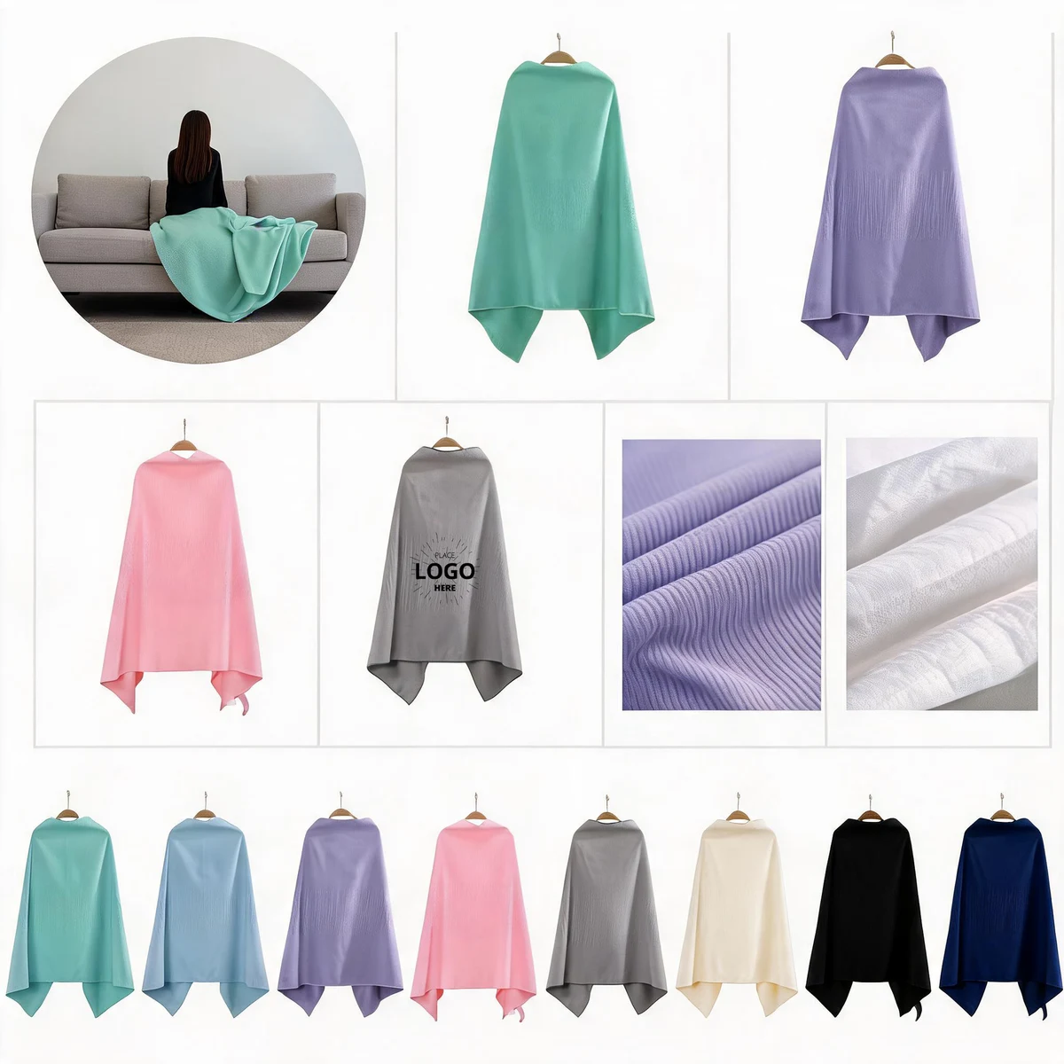 Custom Logo Microfiber Quick Dry Towel 1