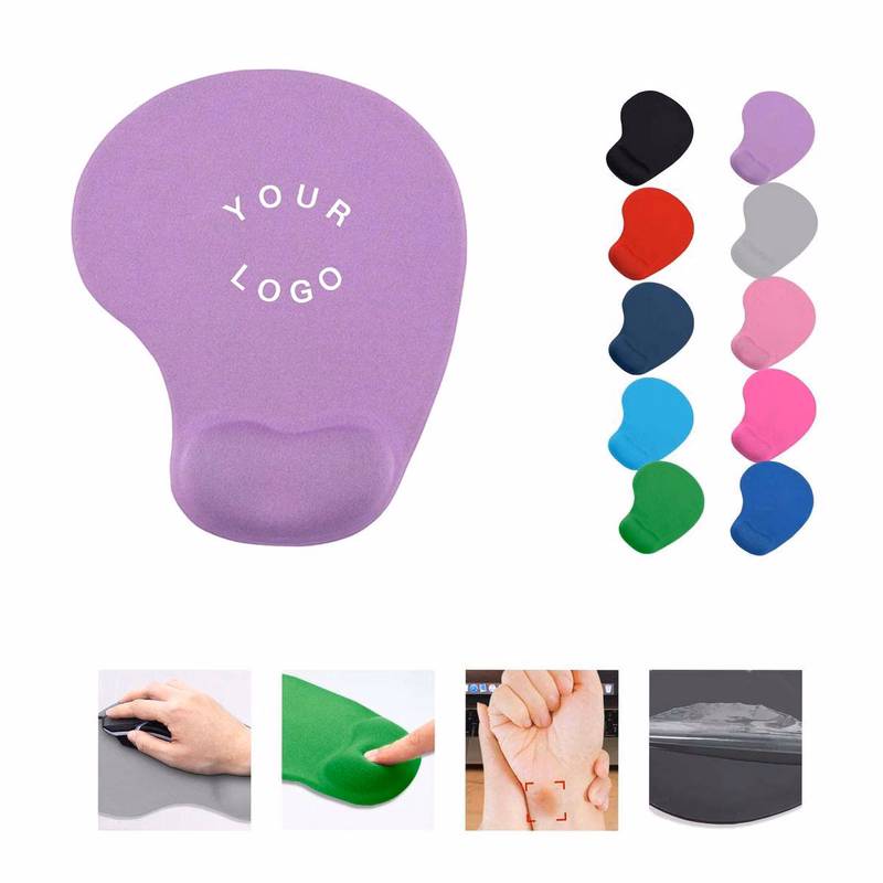 Wrist Support Mouse Pad with Gel Cushion and Cloth Surface